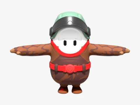 Captain Talon Fall Guy - Fortnite 3D Model