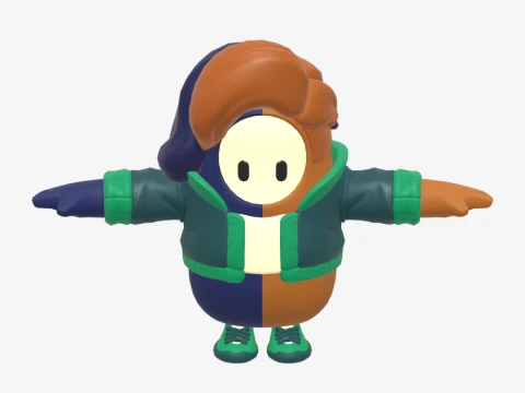 Purradise Meowscles Fall Guy - Fortnite 3D Model