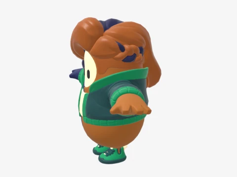 Purradise Meowscles Fall Guy - Fortnite 3D Model