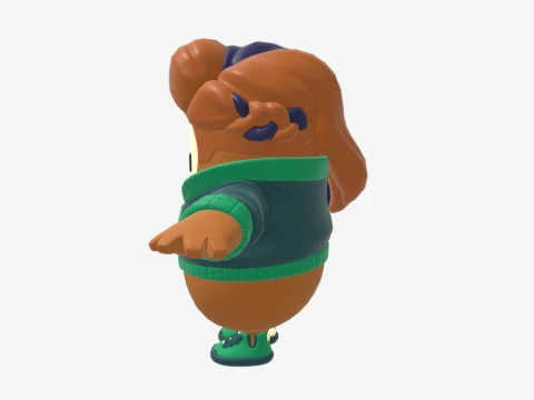 Purradise Meowscles Fall Guy - Fortnite 3D Model