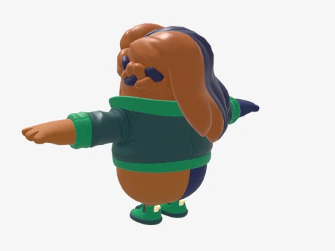 Purradise Meowscles Fall Guy - Fortnite 3D Model