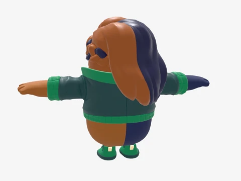 Purradise Meowscles Fall Guy - Fortnite 3D Model