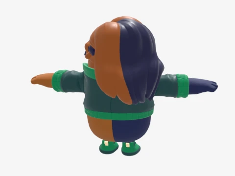 Purradise Meowscles Fall Guy - Fortnite 3D Model