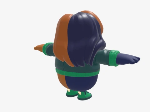 Purradise Meowscles Fall Guy - Fortnite 3D Model