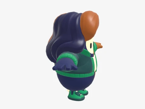 Purradise Meowscles Fall Guy - Fortnite 3D Model