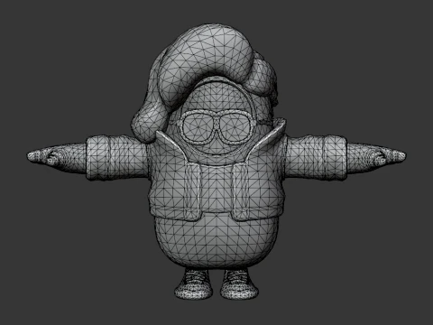 Purradise Meowscles Fall Guy - Fortnite 3D Model