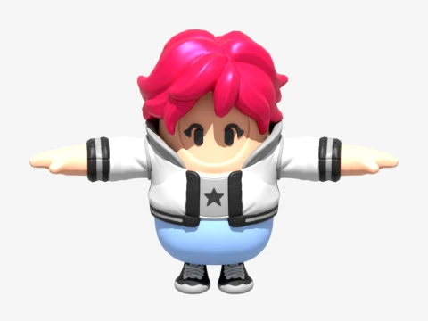 Summer Skye Fall Guy - Fortnite 3D Model