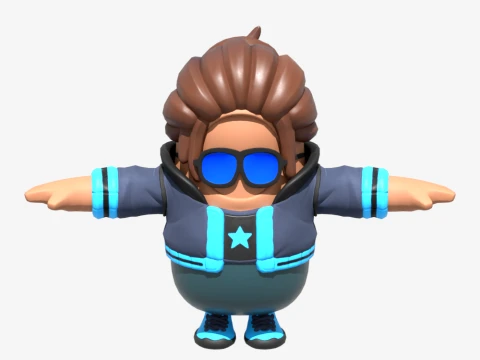 Wavebreaker Fall Guy - Fortnite 3D Model