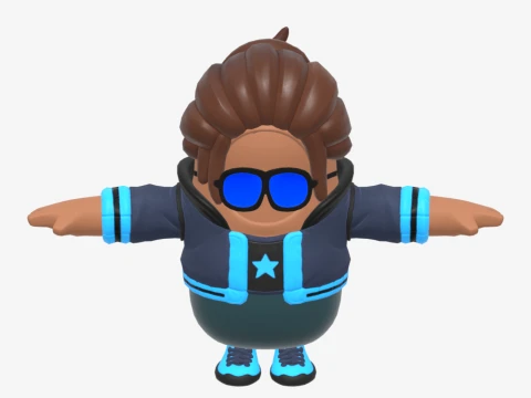 Wavebreaker Fall Guy - Fortnite 3D Model