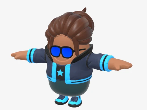 Wavebreaker Fall Guy - Fortnite 3D Model