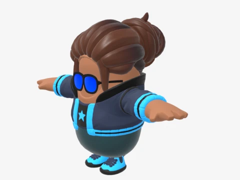Wavebreaker Fall Guy - Fortnite 3D Model