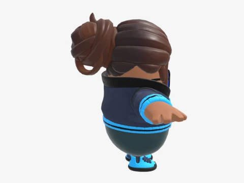 Wavebreaker Fall Guy - Fortnite 3D Model