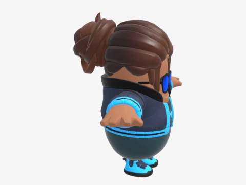 Wavebreaker Fall Guy - Fortnite 3D Model