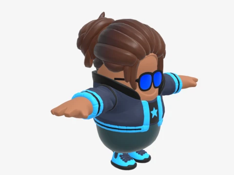 Wavebreaker Fall Guy - Fortnite 3D Model