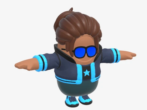 Wavebreaker Fall Guy - Fortnite 3D Model