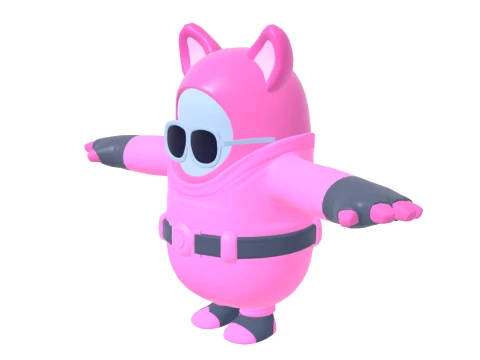 Rabbit Raider Fall Guy - Fortnite 3D Model