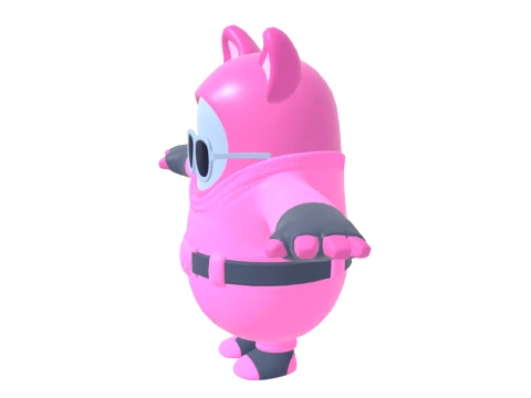 Rabbit Raider Fall Guy - Fortnite 3D Model