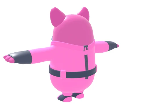 Rabbit Raider Fall Guy - Fortnite 3D Model