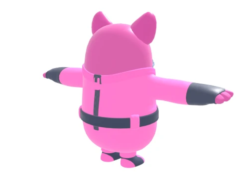 Rabbit Raider Fall Guy - Fortnite 3D Model