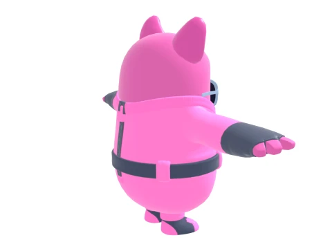 Rabbit Raider Fall Guy - Fortnite 3D Model
