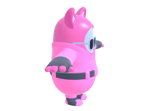 Rabbit Raider Fall Guy - Fortnite 3D Model