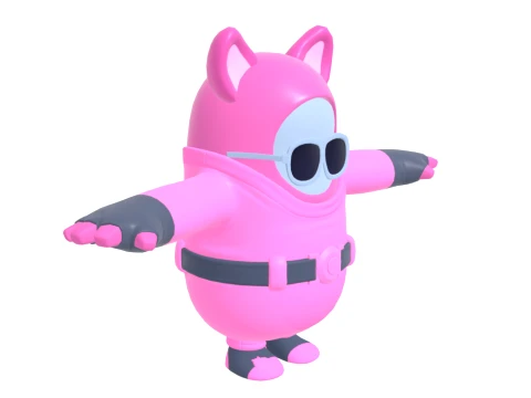 Rabbit Raider Fall Guy - Fortnite 3D Model