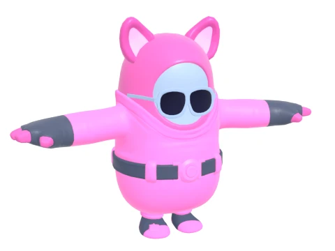 Rabbit Raider Fall Guy - Fortnite 3D Model