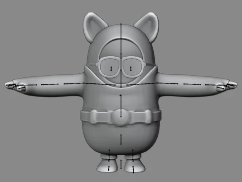 Rabbit Raider Fall Guy - Fortnite 3D Model