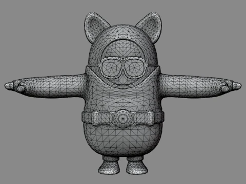 Rabbit Raider Fall Guy - Fortnite 3D Model
