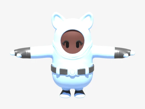 バニー ブローラー フォールガイ - フォートナイト 3Dモデル
