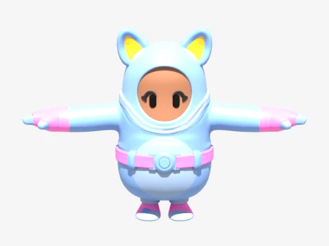 Miss Bunny Penny Fall Guy - Fortnite 3D Model