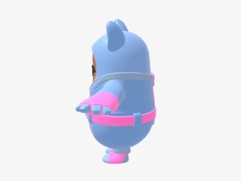 Miss Bunny Penny Fall Guy - Fortnite 3D Model