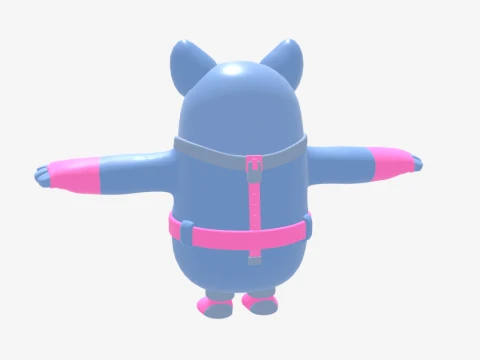 Miss Bunny Penny Fall Guy - Fortnite 3D Model