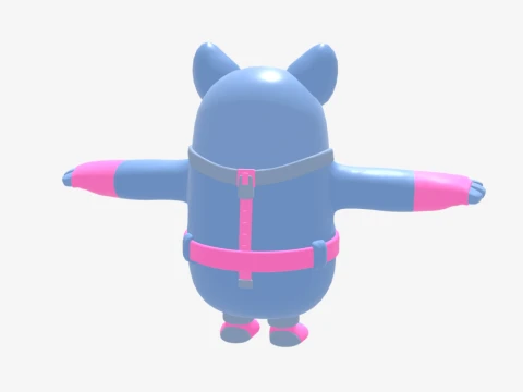 Miss Bunny Penny Fall Guy - Fortnite 3D Model