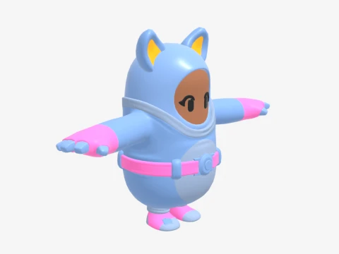 Miss Bunny Penny Fall Guy - Fortnite 3D Model