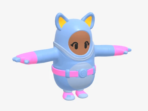 Miss Bunny Penny Fall Guy - Fortnite 3D Model