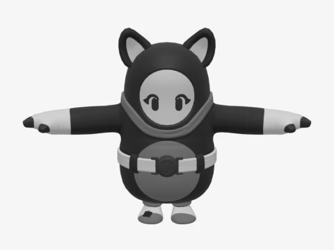 Shadow Monks Fall Guy - Fortnite 3D Model