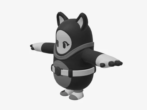 Shadow Monks Fall Guy - Fortnite 3D Model
