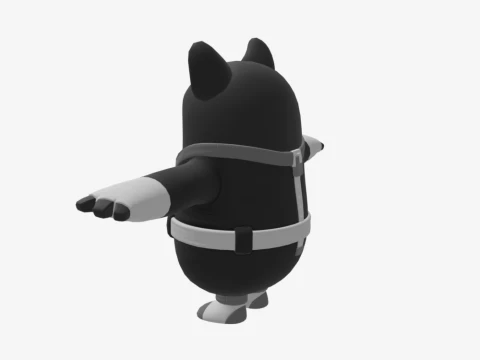 Shadow Monks Fall Guy - Fortnite 3D Model