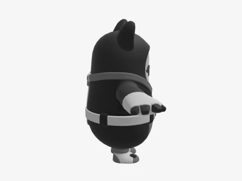 Shadow Monks Fall Guy - Fortnite 3D Model