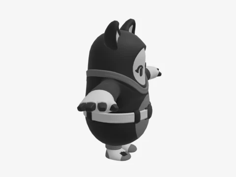 Shadow Monks Fall Guy - Fortnite 3D Model