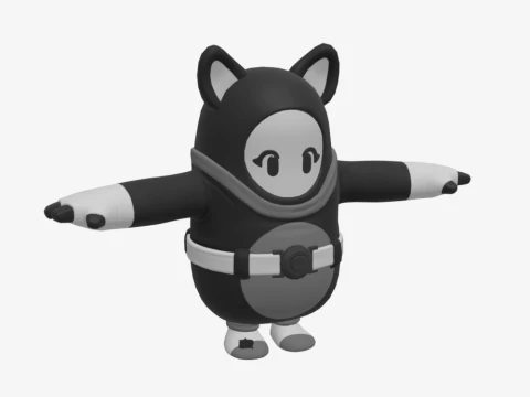 Shadow Monks Fall Guy - Fortnite 3D Model