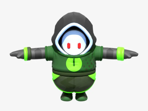 Le Ron-troller Fall Guy - Fortnite Modèle 3D