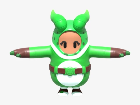 Prickly Patroller Fall Guy - Fortnite 3D Model