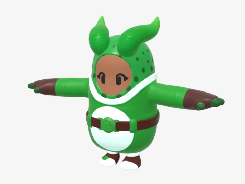 Prickly Patroller Fall Guy - Fortnite 3D Model