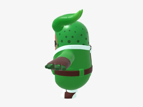 Prickly Patroller Fall Guy - Fortnite 3D Model
