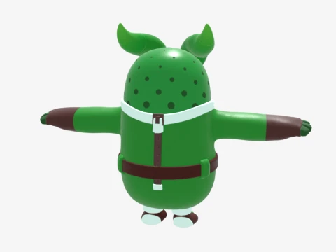 Prickly Patroller Fall Guy - Fortnite 3D Model