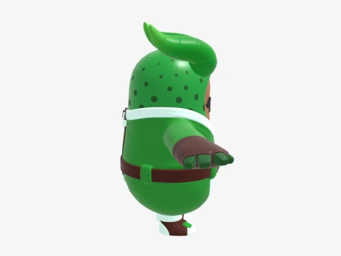 Prickly Patroller Fall Guy - Fortnite 3D Model