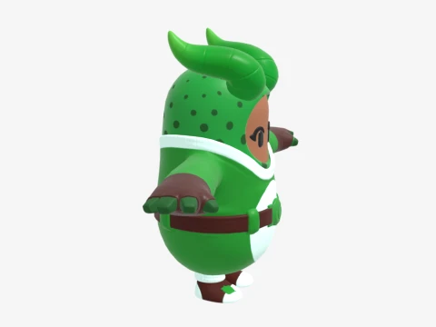 Prickly Patroller Fall Guy - Fortnite 3D Model