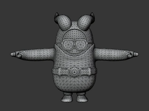 Prickly Patroller Fall Guy - Fortnite 3D Model